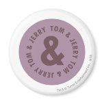 Tom et logo rond 7 de Jerry magnets