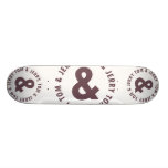 Tom et logo rond 8 de Jerry Planches À Roulettes Customisées
