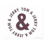 Tom et logo rond 8 de Jerry posters