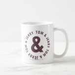 Tom et logo rond 8 de Jerry tasses