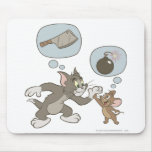 Tom et pensées de mal de Jerry Tapis De Souris