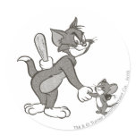Tom et poignée de main trompeuse de Jerry autocollants