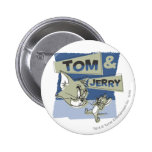 Tom et souris de Jerry Scaredey badges publicitaires