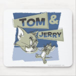 Tom et souris de Jerry Scaredey tapis de souris