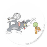Tom et stars du tennis 2 de Jerry autocollants