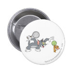 Tom et stars du tennis 2 de Jerry badges publicitaires