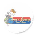 Tom et stars du tennis 6 de Jerry autocollants