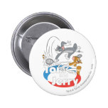 Tom et stars du tennis 7 de Jerry badges publicitaires