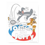 Tom et stars du tennis 7 de Jerry posters