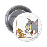 Tom et timbre de Jerry badges publicitaires