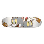 Tom et timbre de Jerry planches à roulettes