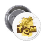 Tom glissant l'arrêt badges publicitaires