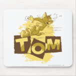 Tom glissant l'arrêt tapis de souris