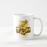 Tom glissant l'arrêt tasses