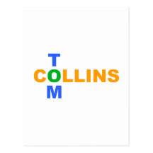tom longdrink le cocktail de Collins Cartes Postales