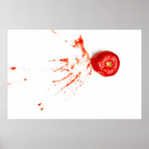 Tomate heurtée posters