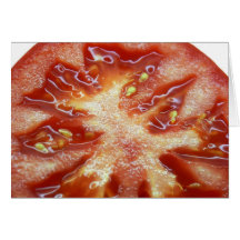 Tomate rouge mûre cartes de vœux