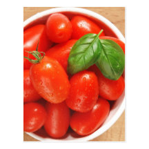 tomates fraîches de jardin cartes postales