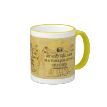 Tombe de corps tasses à café