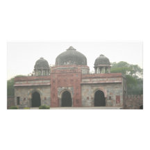 Tombe de Humayun Delhi Inde Cartes De Vœux Avec Photo