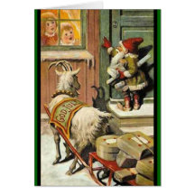 Tomte Nisse, aka père noël Cartes De Vœux