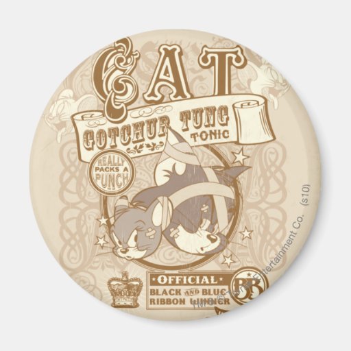 Tonique de Gotchur Tung de chat de Tom Magnets
