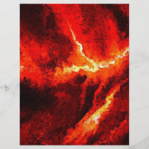 Tonne - l'art moderne abstrait de rouge prospectus customisé