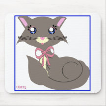 Toon brumeux Kitty Mousepad Tapis De Souris