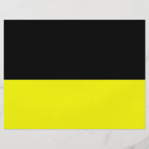top black bottom yellow DIY custom background Full Color Flyer