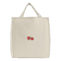 Topper rose sacs brodés