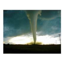 Tornade de la catégorie F5 approchant Elie Manitob Cartes Postales