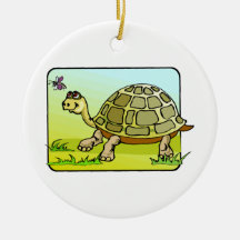 Tortue attentive décoration de noël