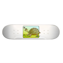 Tortue attentive plateaux de skateboards