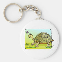 Tortue attentive porte-clés