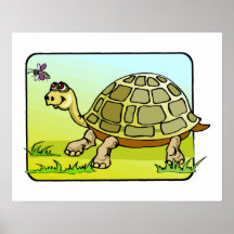 Tortue attentive poster