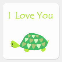 Tortue d'amour adhésifs