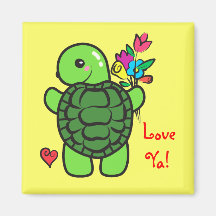 Tortue d'amour aimant