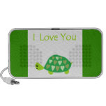 Tortue d'amour haut-parleur ordinateur portable