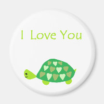 Tortue d'amour magnets