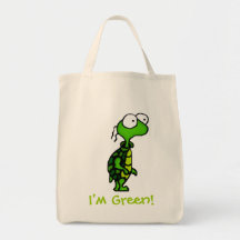 Tortue de bande dessinée sac