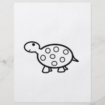 Tortue de bébé prospectus personnalisés