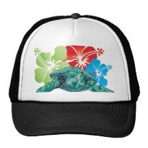 Tortue de ketmie d'Hawaï Casquette De Camionneur