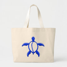 TORTUE DE MER HAWAÏENNE SACS DE TOILE