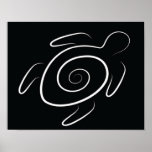 Tortue de mer verte d'Hawaï Posters