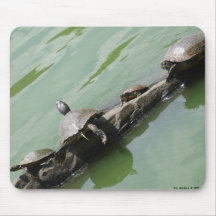 Tortue droite Mousepad Tapis De Souris