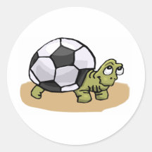 Tortue du football autocollant