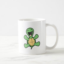 Tortue heureuse mug