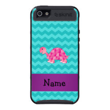 Tortue rose nommée personnalisée