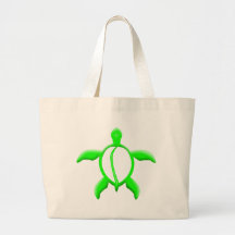 tortue verte sac en toile