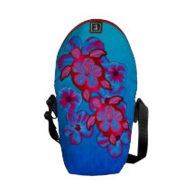 Tortues de Honu et fleurs tropicales de ketmie Sacoches